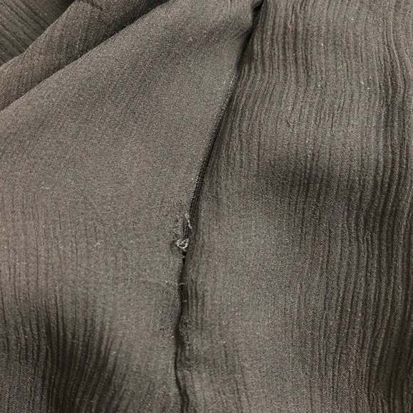 Alberto Makali front ruffles crinkle sheer dress - Picture 9 of 10